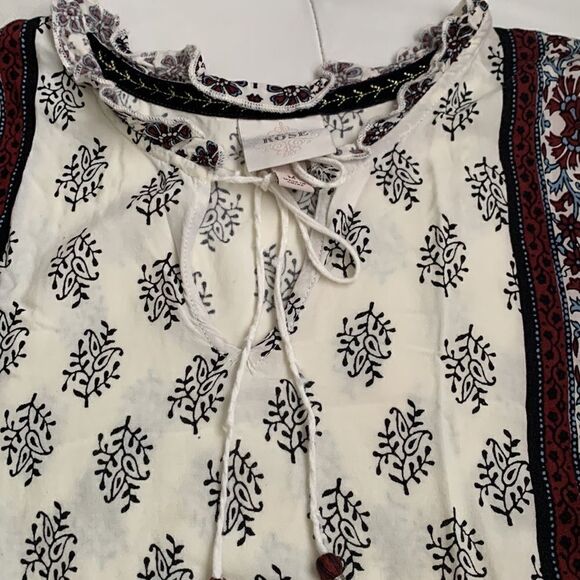 Knox Rose Rayon Long Sleeve Lightweight Top Tunic Size M - Picture 8 of 10